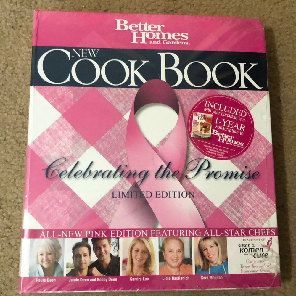 Better Homes & Gardens Pink Edition Cook Book NEW